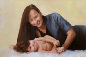 Mother and Child24x36 oil on canvas
Copyright M. Budreau 2013